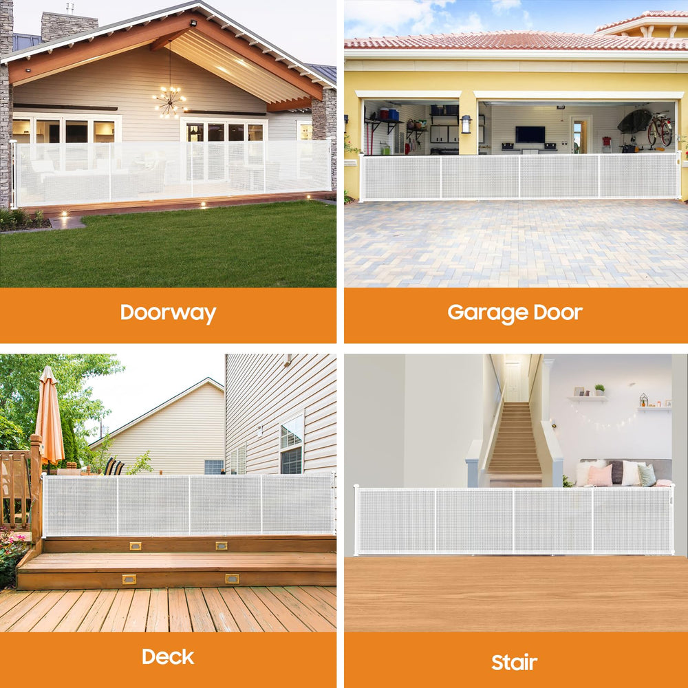Pravoluxmax wide-opening gate fits large entryways and staircases