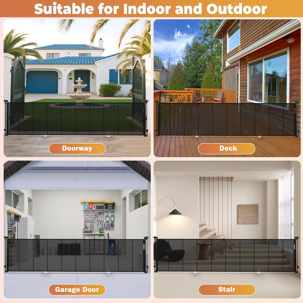 Pravoluxmax dependable safety gate protecting kids and pets