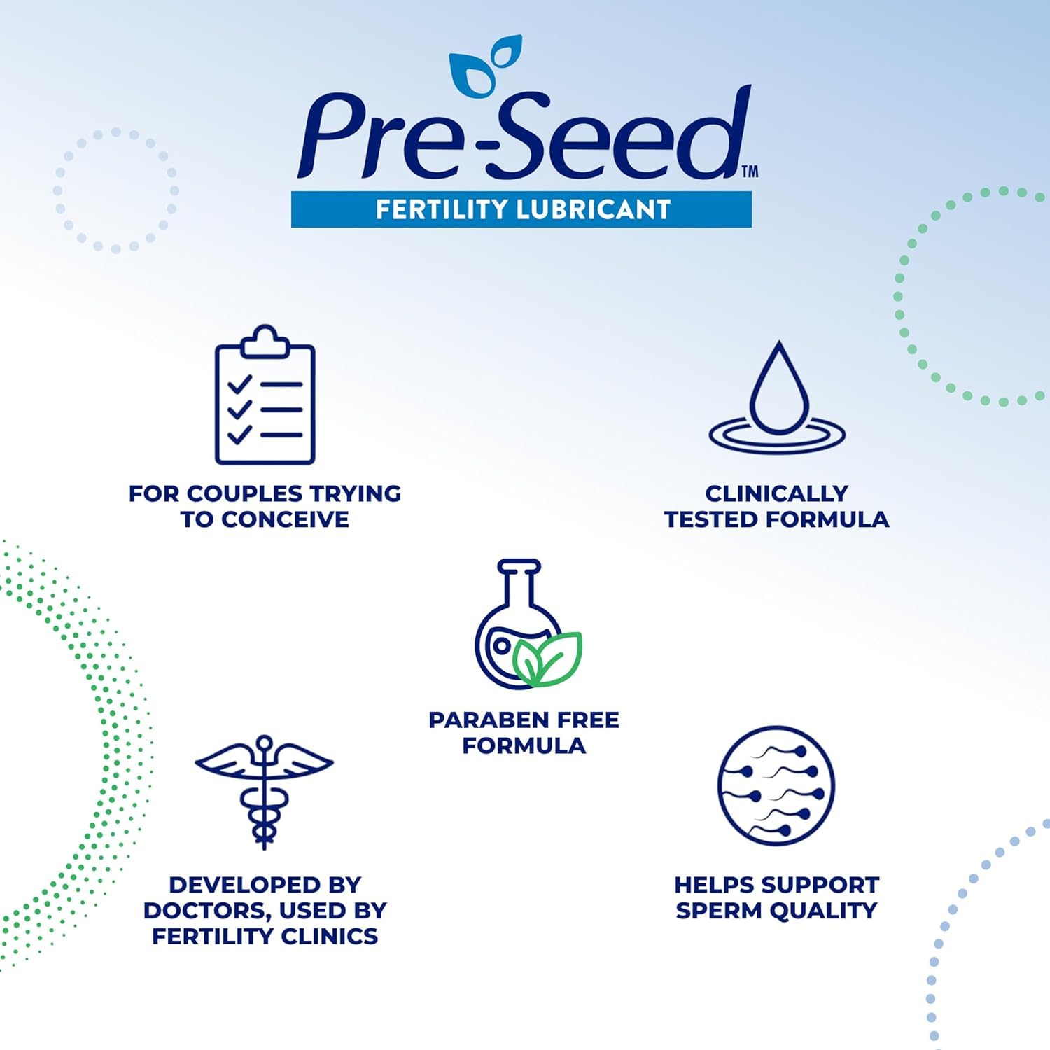 Close-up of Pre-Seed texture showing smooth, non-greasy consistency