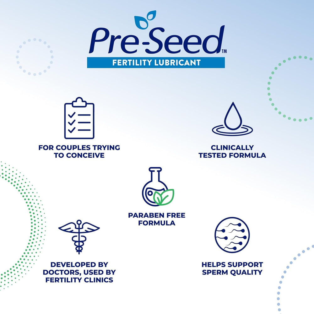 Close-up of Pre-Seed texture showing smooth, non-greasy consistency