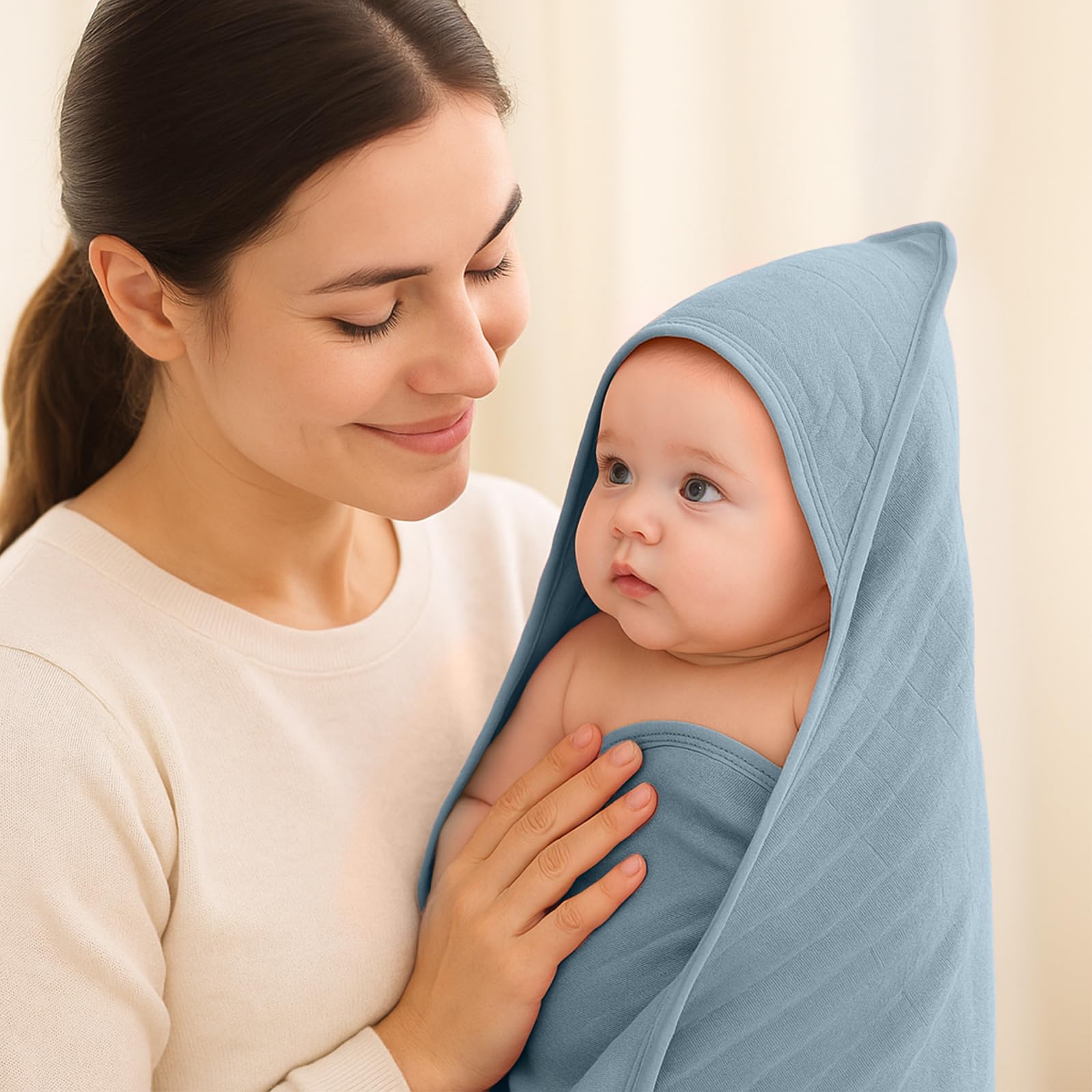Preboun gift-ready baby towel set ideal for showers and registries.