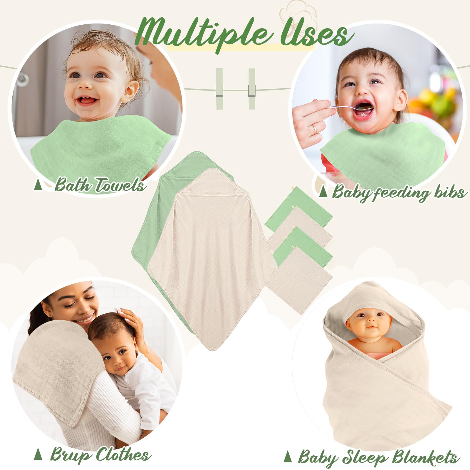 Preboun hooded towel soft-fiber close-up emphasizes absorbent cotton and cozy interior