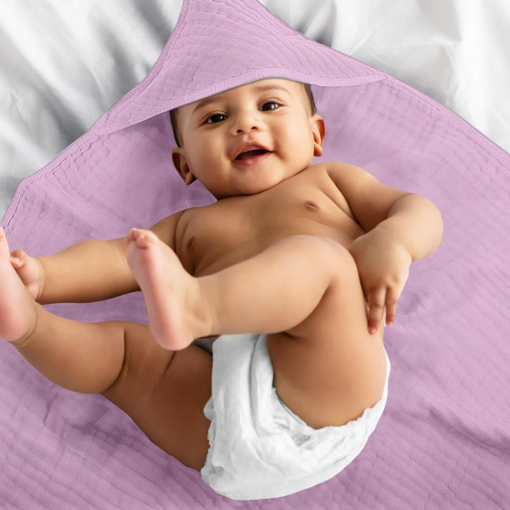 Preboun baby bath gear pink and purple, cozy care