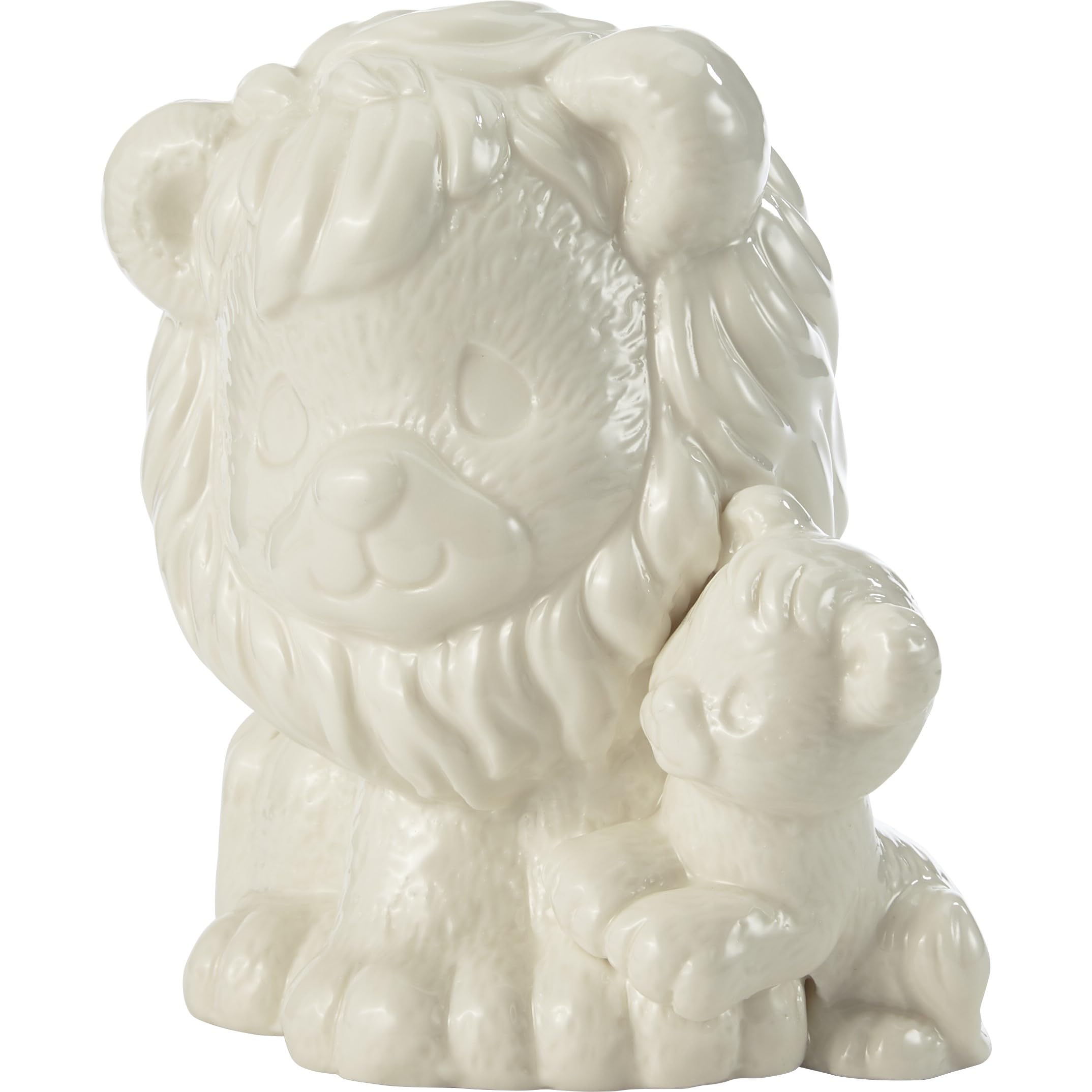 Precious Moments Baby Love Lion Nightlight, includes two AAA batteries for immediate use.
