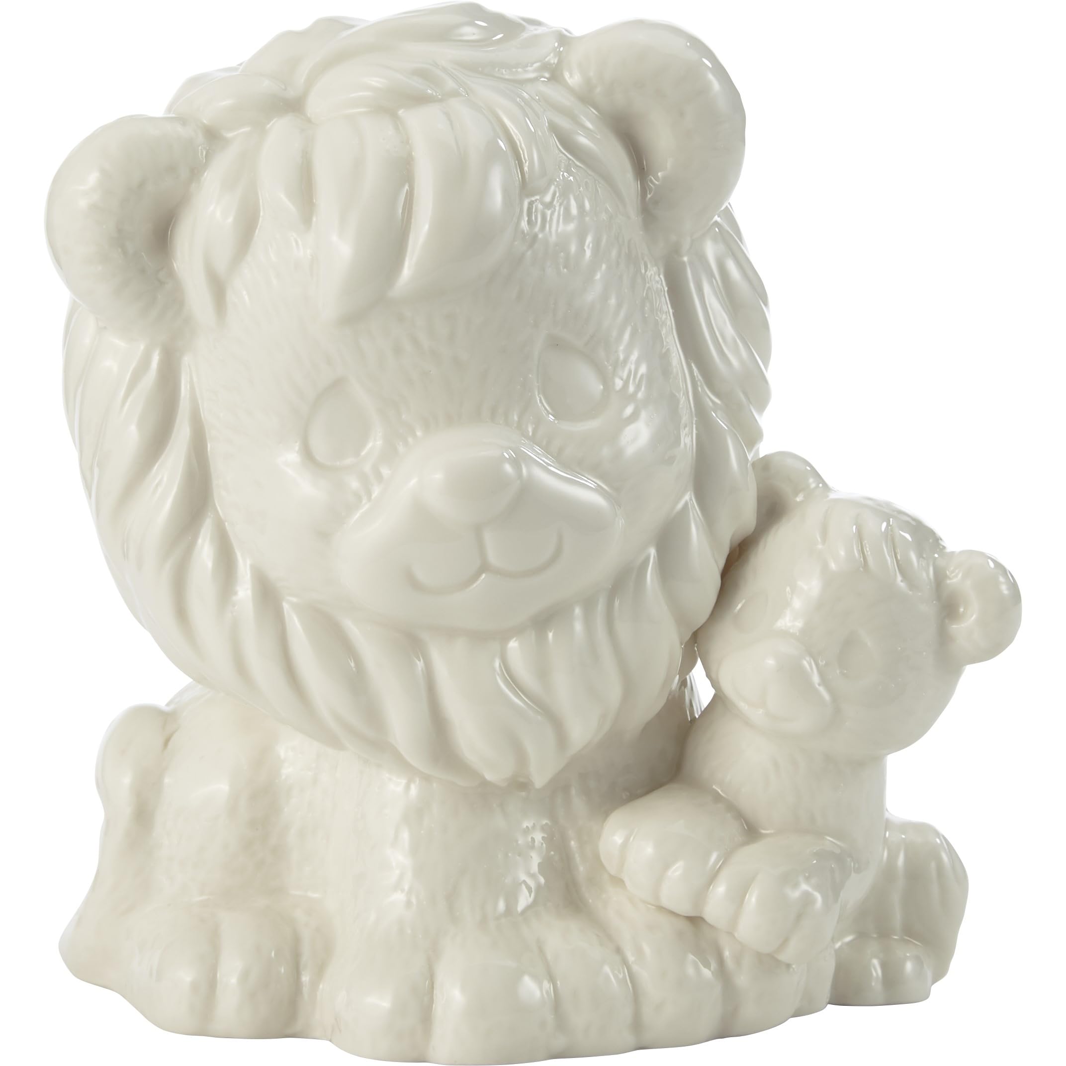 Precious Moments Baby Love Lion LED Nightlight, daddy and cub scene, soothing nighttime companionship.
