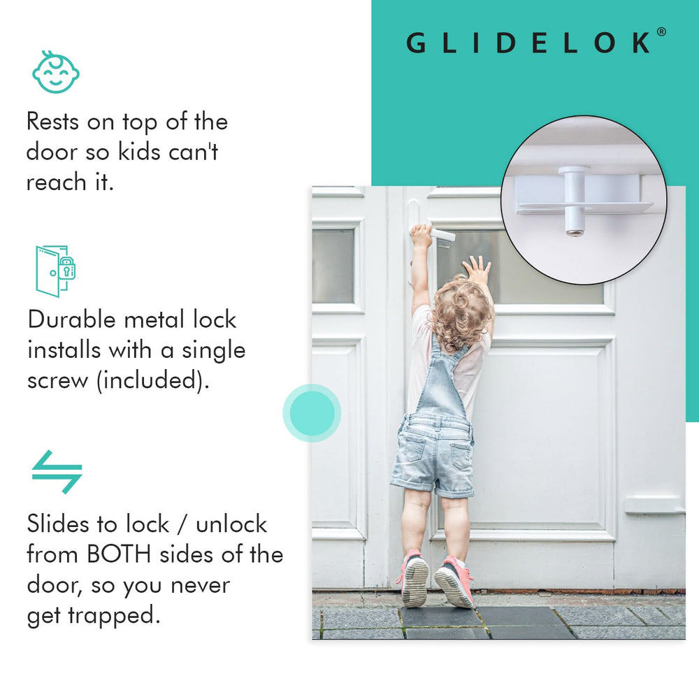 Predictable Solutions GlideLok locking from both sides provides easy parental control