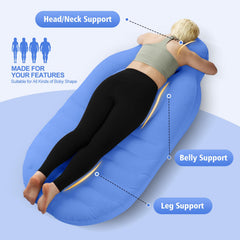 PregSpag ergonomic design distributes weight to ease back and hip pressure