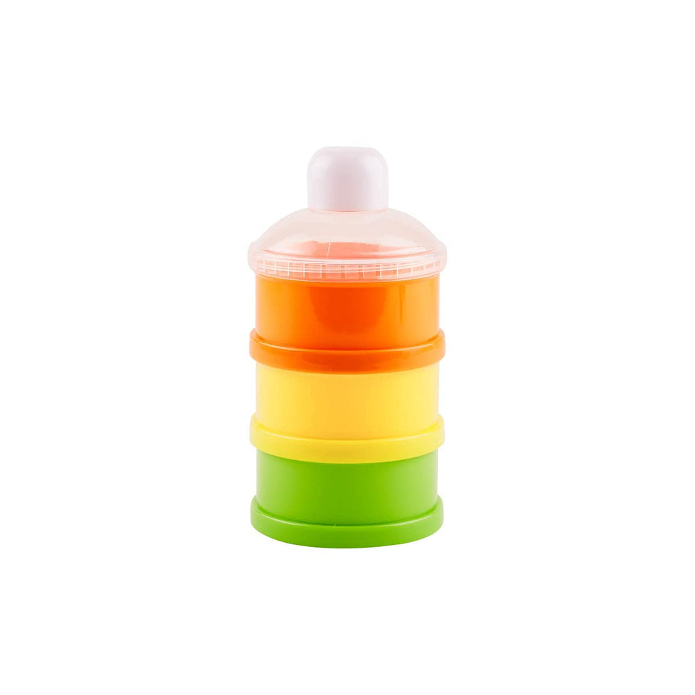 Premia 3-tier milk powder dispenser top view shows three compartments for feeds.