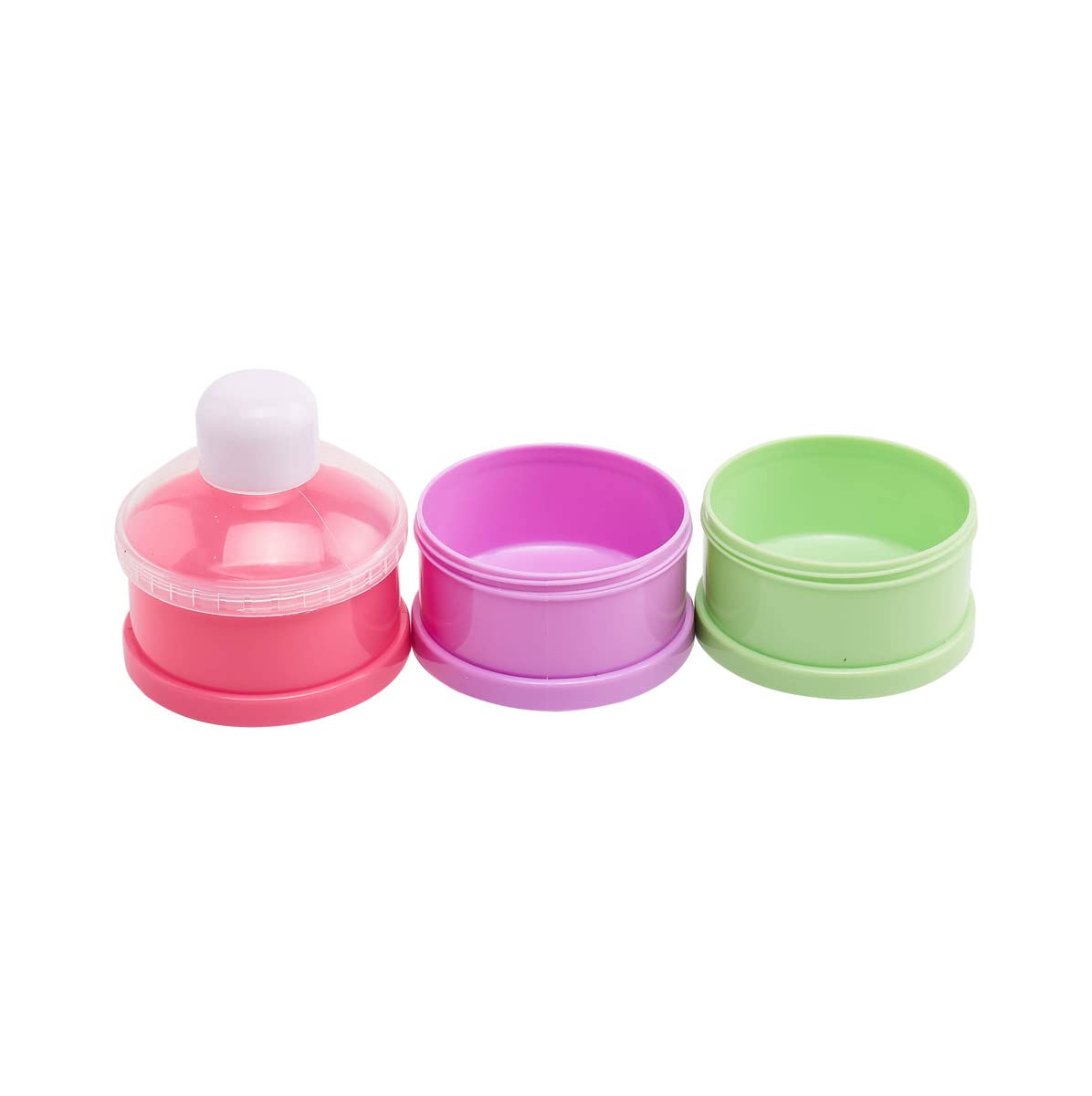Premia colorful dispenser ready for quick powder prep at home or on-the-go.