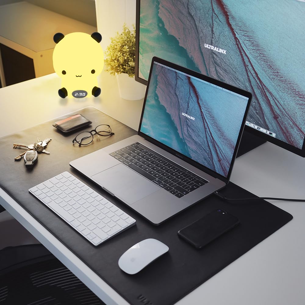 Premier Group panda night light is rechargeable and portable for travel.