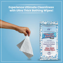 Premium Formulations Shower Solutions ideal for institutional care settings and daily rinse-free bathing.