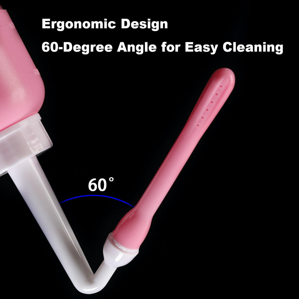 Premium Peri Bottle ergonomic grip enables comfortable one-handed use.