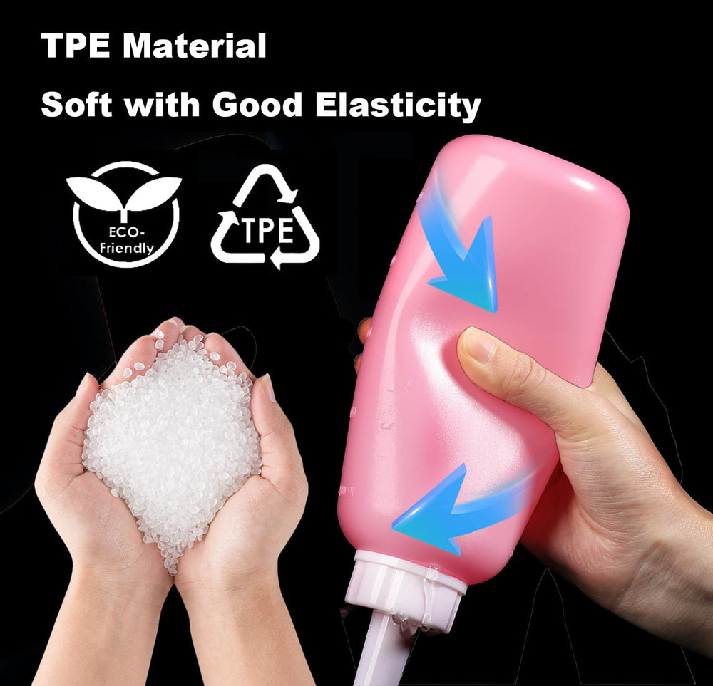 Premium Peri Bottle portable bidet held in hand for on-the-go care.