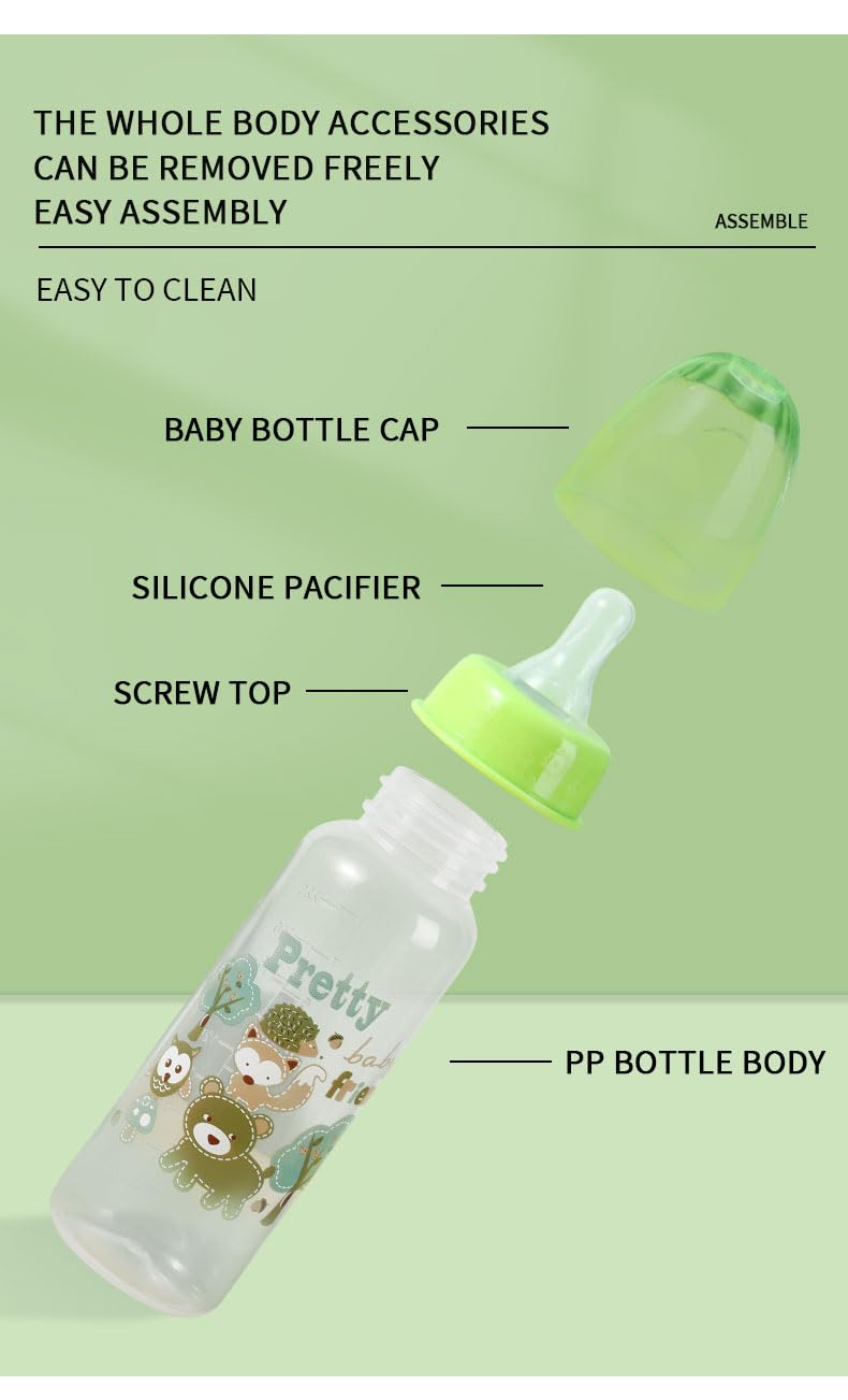 Pretty Baby bottle held during night feeding by a parent for convenience.