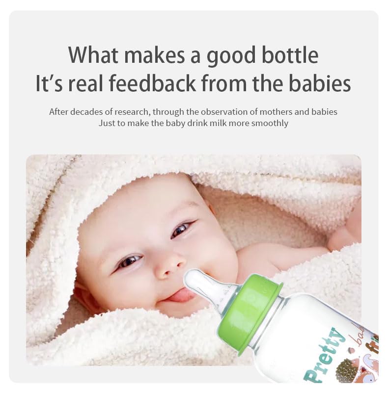 Pretty Baby breastlike nipple closeup supports natural latch during bottle feeding.
