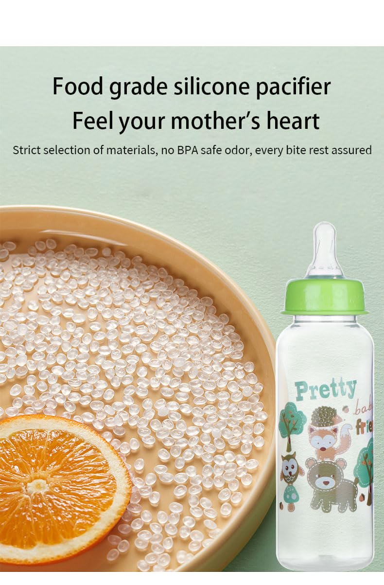 Pretty Baby bottle vent system preserves nutrients in milk and formula.