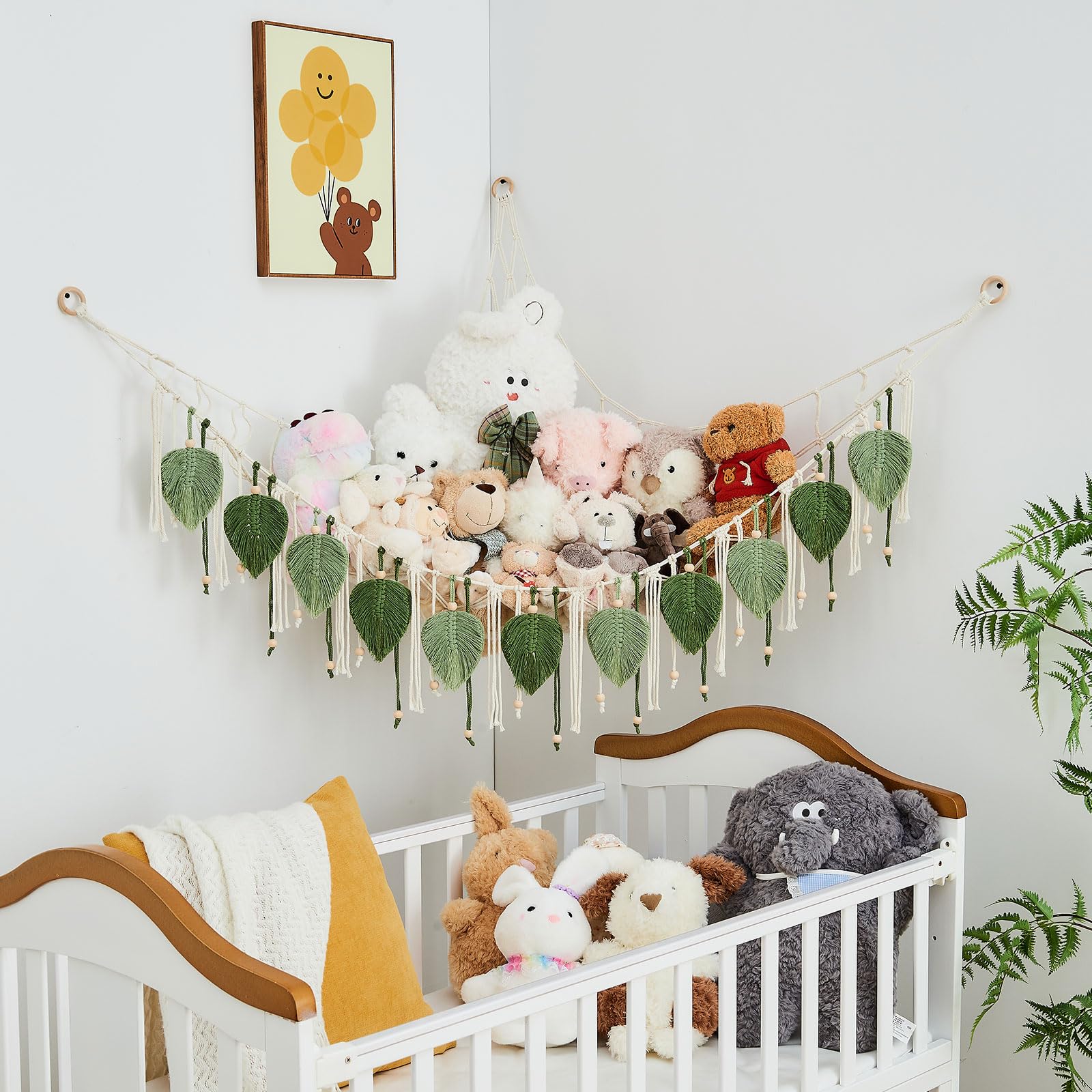 Pretty Jolly hammock in sage avocado colors complements bright kid rooms and decor.