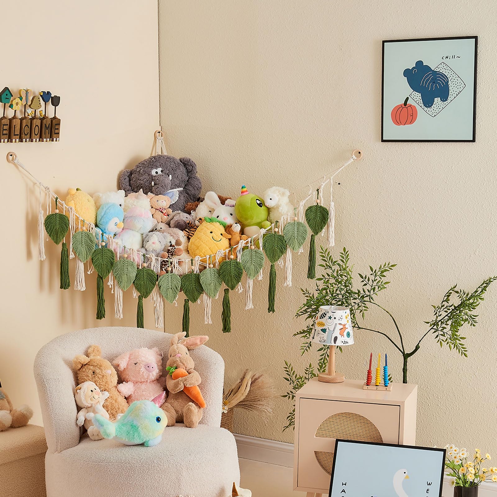 Pretty Jolly nursery in Sage Avocado Green complements decor and play.