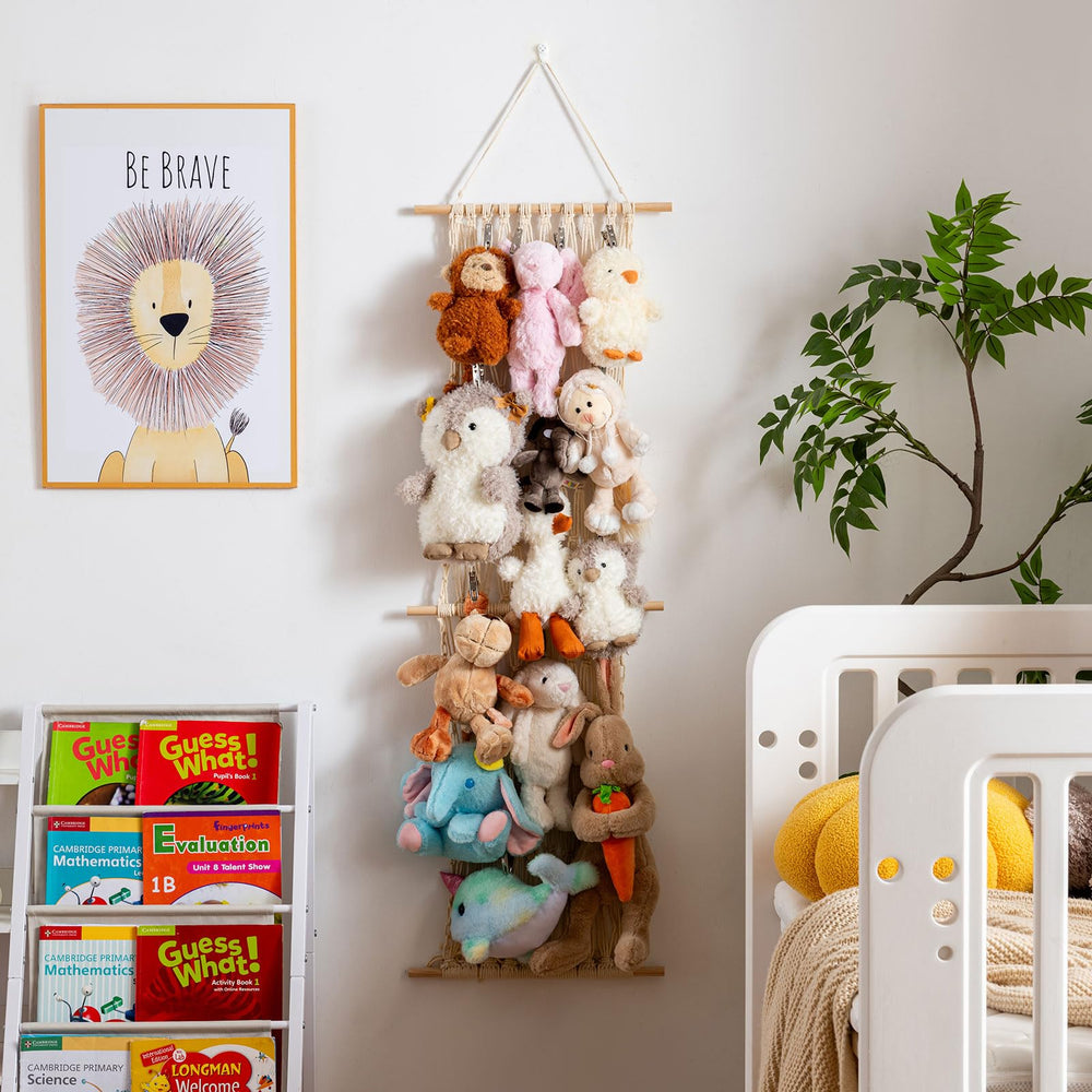 Soft cotton net by Pretty Jolly offers durable plush storage
