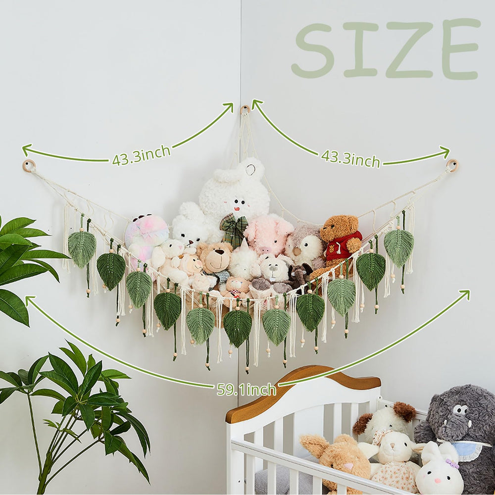 Pretty Jolly wall hooks set enables quick and sturdy hammock installation.
