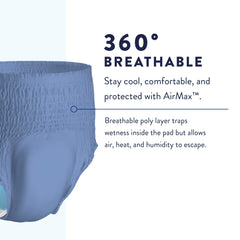 Prevail Per-Fit Men Underwear, quickwick visual, wicks moisture away for comfort.