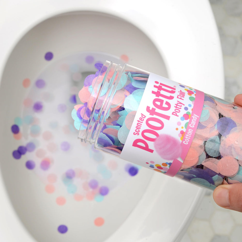 PrimaStella Poofetti Potty Flair serves as a kid-friendly incentive for potty training.