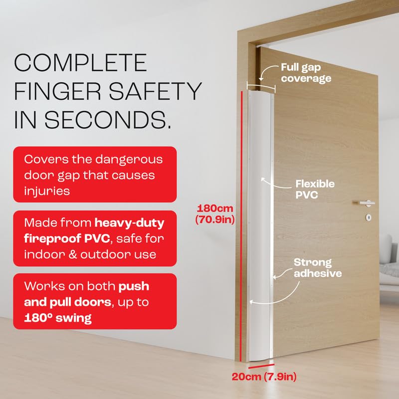 PrimeWare heavy-duty PVC guard offers durable, weather-resistant door protection