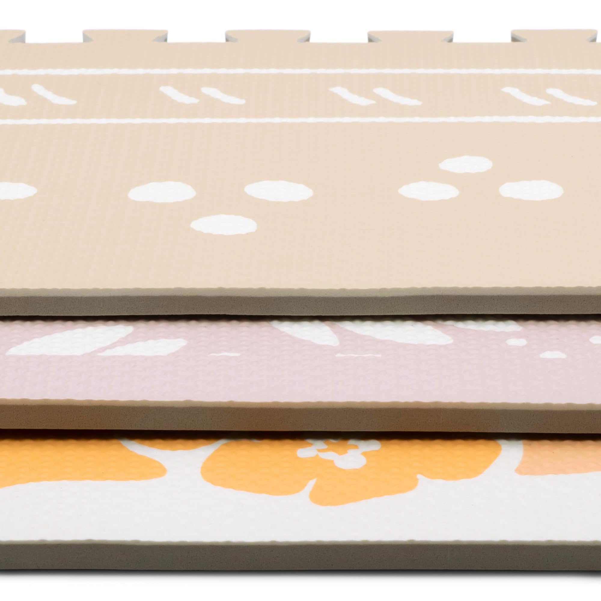 Primica interlocking tiles enable quick setup for portable play spaces.