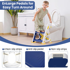 PRIMLECT Potty Seat enlarged pedal offers a larger step for easy access