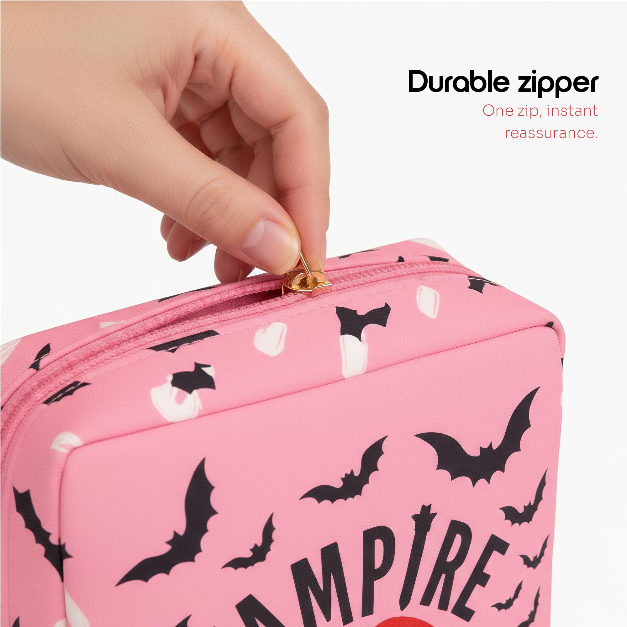 Primo Lines period bag travel-ready doubles as a makeup or essentials case.