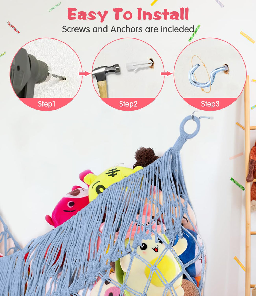 PrimZooty included hooks and anchors enable quick setup