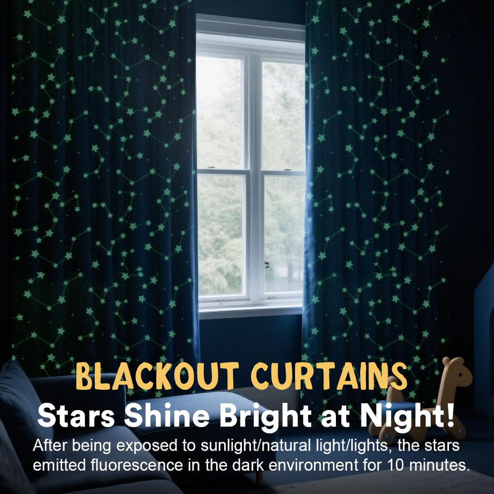 PrinceDeco fluorescence stars glow gently in low light