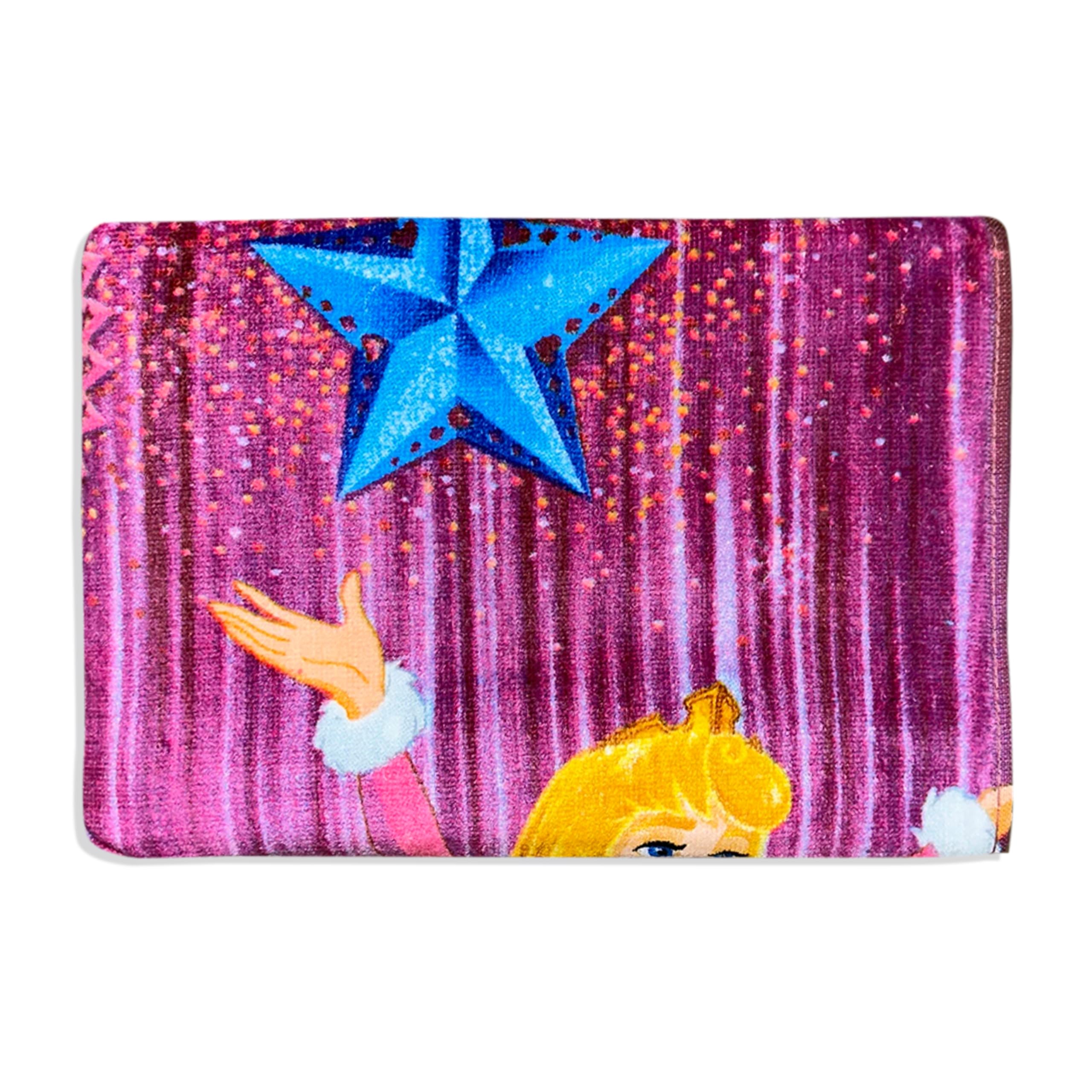 Princess Cinderella Poncho Towel 19x27 inch size on child.