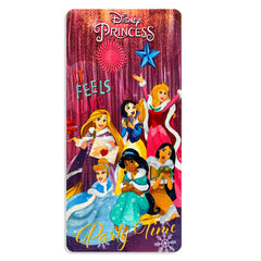 Princess Cinderella Poncho Towel soft velour finish close-up.