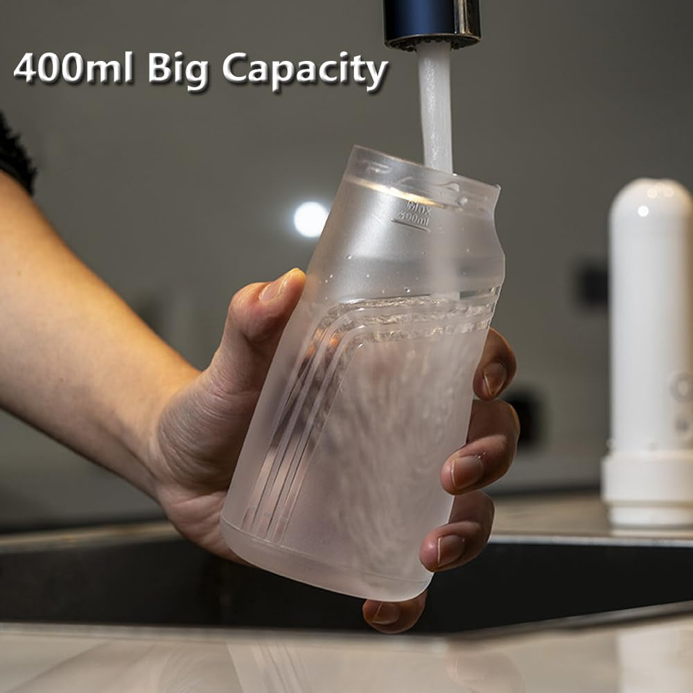 Prinomor bidet demonstrates universal bottle compatibility for versatile use.