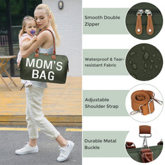 printe Mom's Bag adjustable strap lets you wear it as shoulder or crossbody