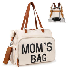 Pripher diaper bag backpack front view showing spacious design for busy parents