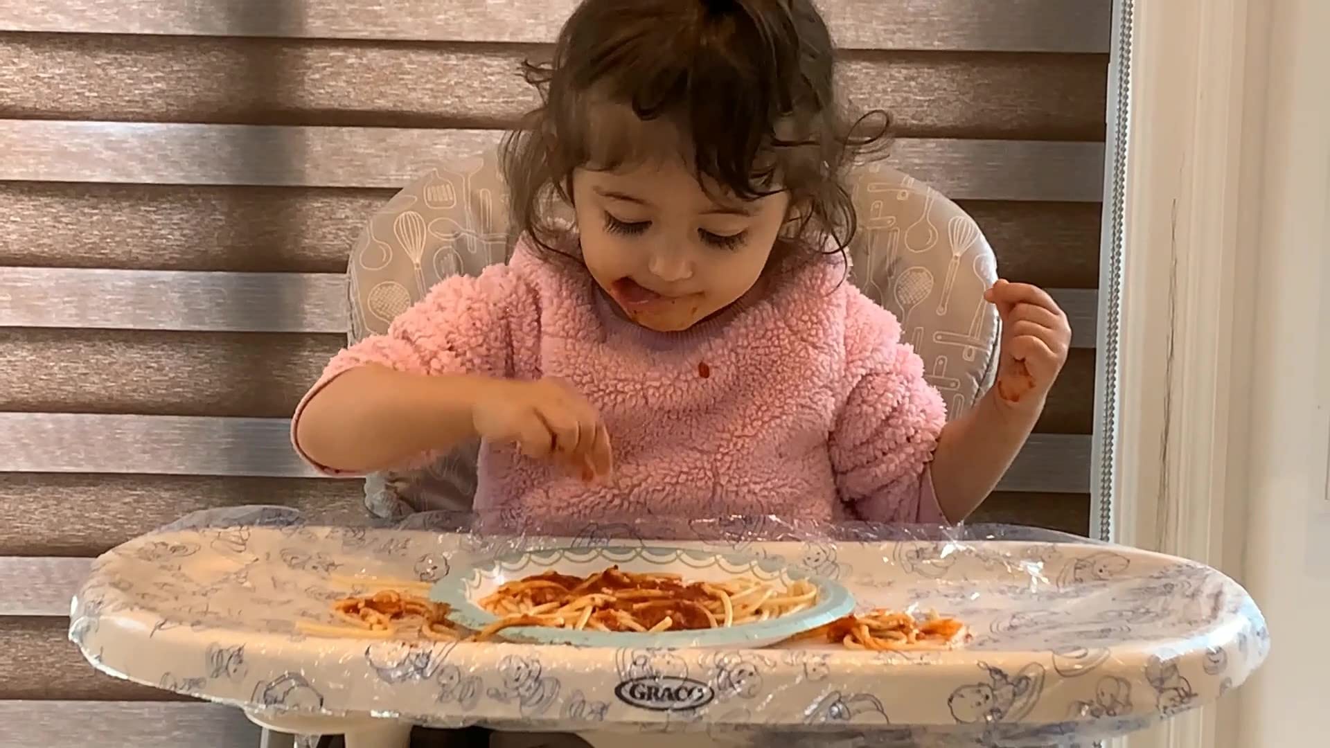 PRISTINE AID highchair tray cover with elastic band for quick fit and easy removal