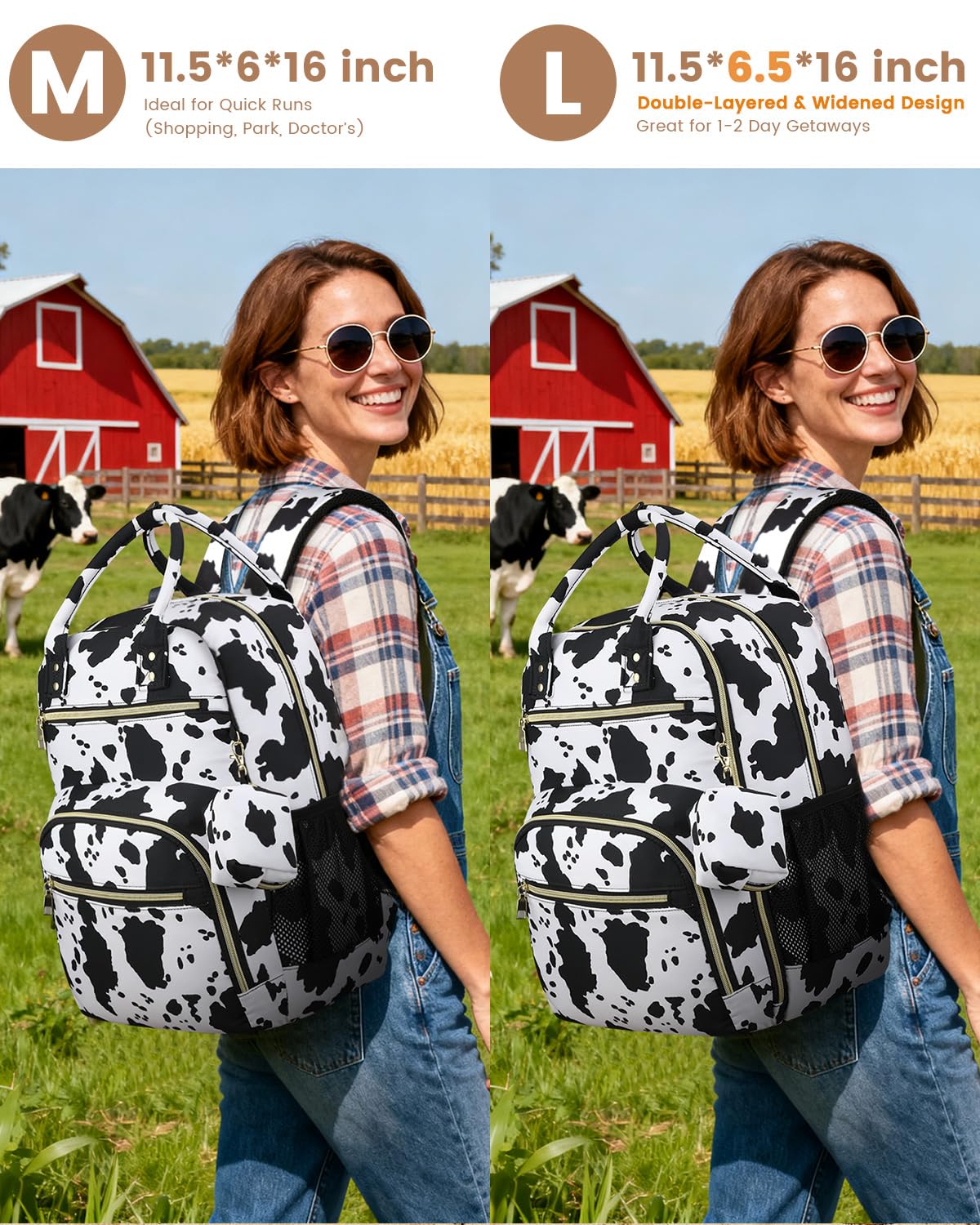 Pritent diaper bag backpack includes a dedicated pacifier case for clean, easy access.
