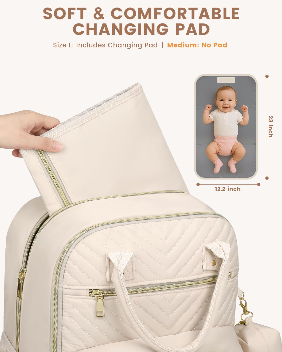 Pritent backpack wide opening for easy packing and access.