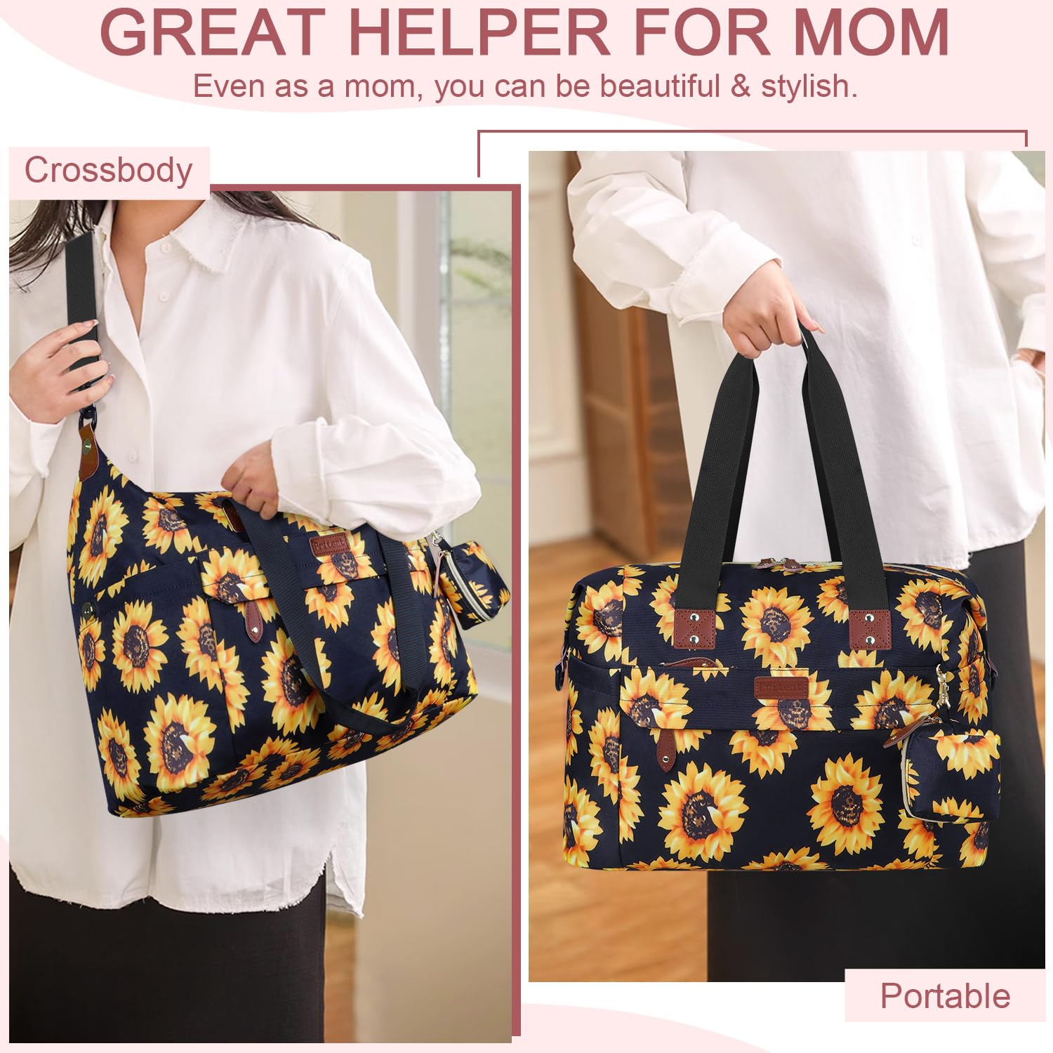 Pritent Diaper Bag Tote travel-ready design for parents
