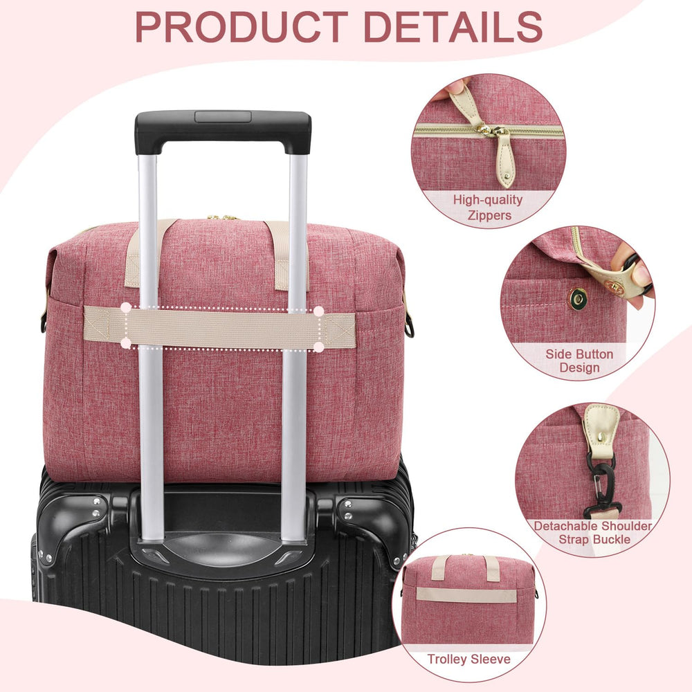 Waterproof polyester material of Pritent Diaper Tote protects contents outdoors