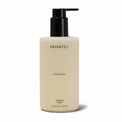 PRIVATES bottle with pH-balanced formula for gentle daily freshness