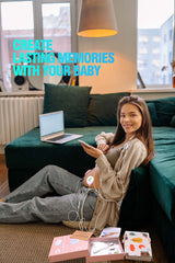 Prnaiev belly headphones attachment with adhesives holds securely during movement.