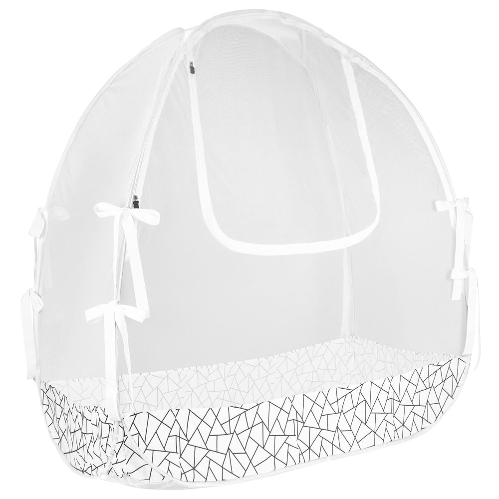 Pro Baby Safety full crib canopy offers secure sleep space.