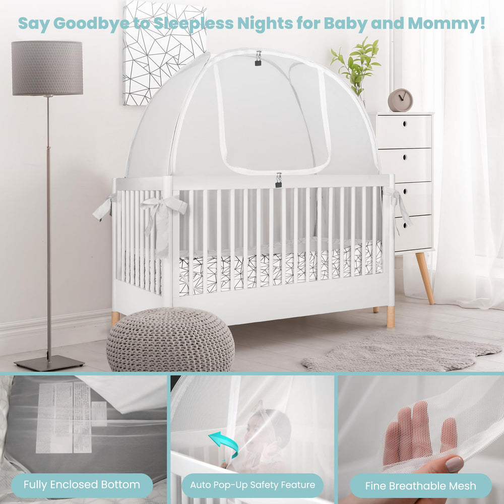 Pro Baby Safety safety latch feature adds extra security.