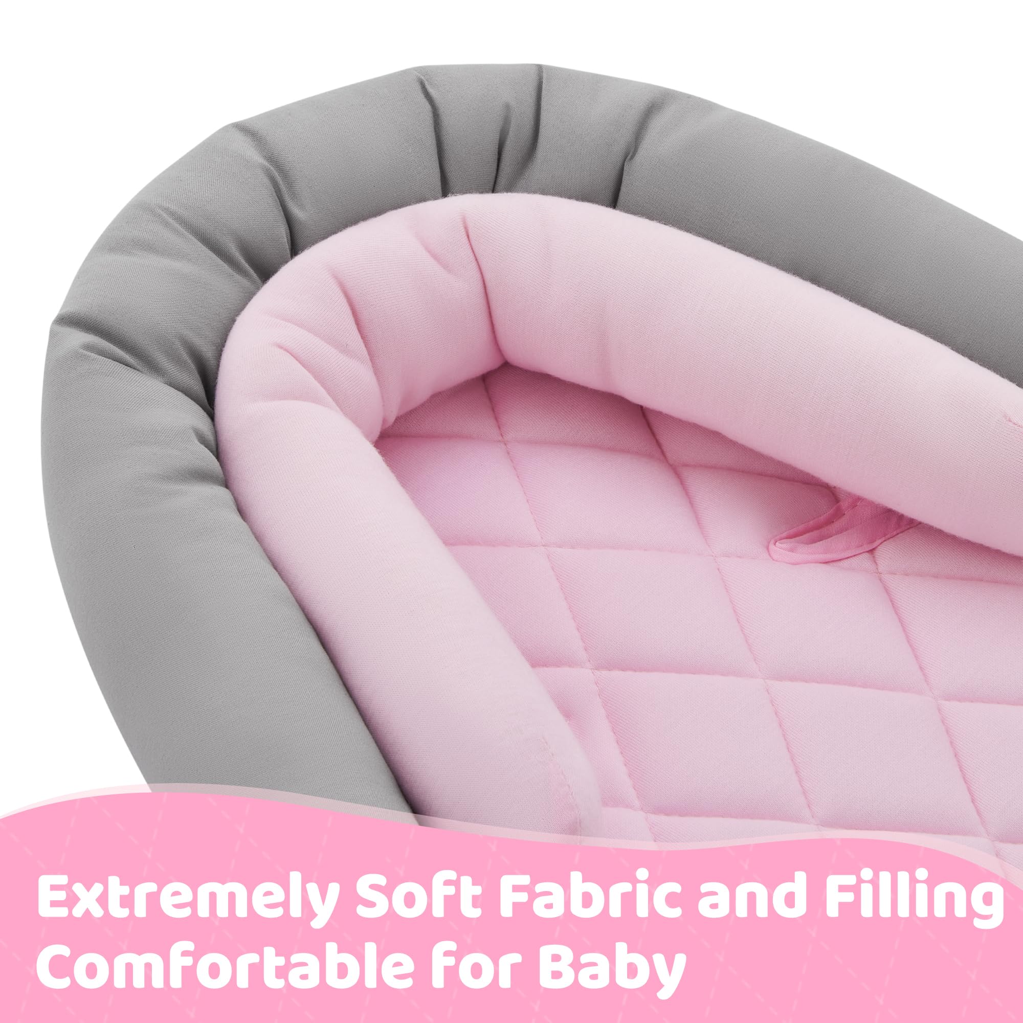 Pro Goleem 2-in-1 head support grows with baby from birth