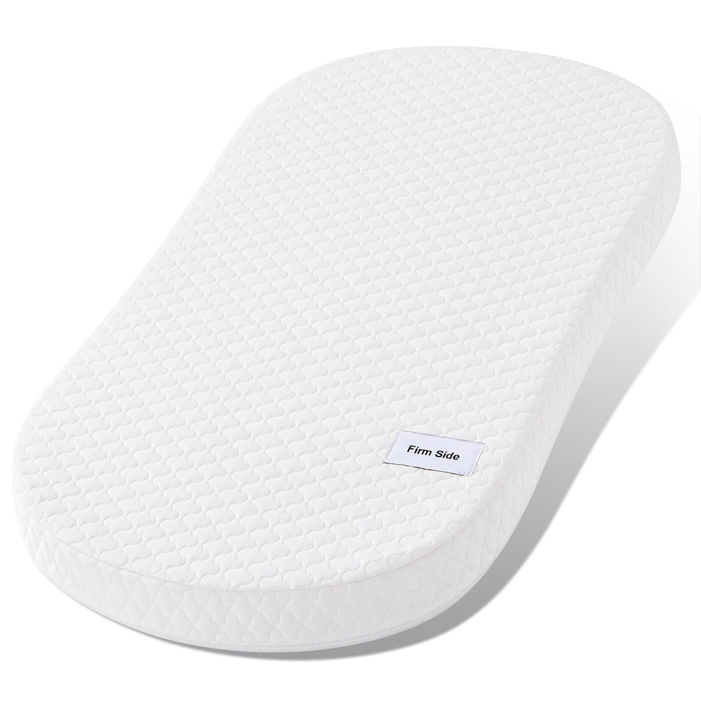 Pro Goleem Baby Bassinet Pad with cloud jacquard cover for soft, breathable naps.