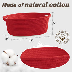 Pro Goleem basket measures 12 by 8 by 5 inches for shelves and desks.
