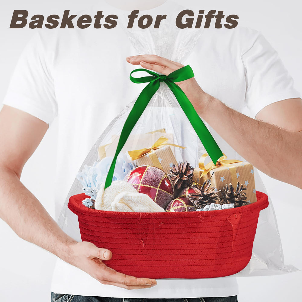 Pro Goleem bedside organizer basket keeping essentials neat and within reach.